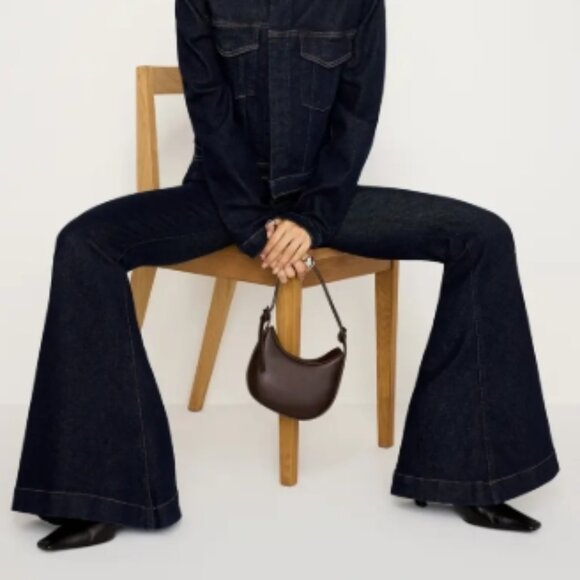 Good American Super High Waist Super Flare Jeans – Indigo 716 – 0 – NWT - Picture 4 of 5